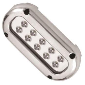 Polymer--Luz Sumergible Blanca--10Leds--12v--25,2w--IP68--INOX316