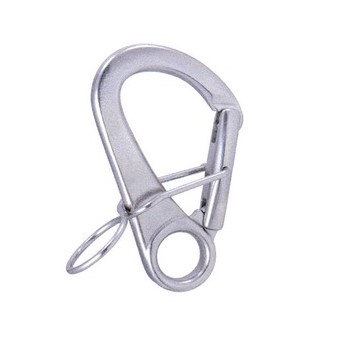 Mosquetón Amarre con Gancho -Inox 316