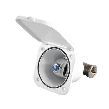 Registro con grifo de agua fría, con tapa