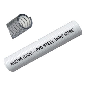 Tubo de espiral para bomba achique–reforzado con espiral de alambre