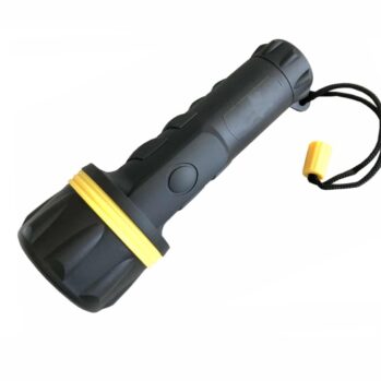 Linterna goma 2xD– -3LEDs–L: 19 cm–estanca