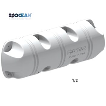 .Bumper pantalán. Largo: 64. Alto: 22 cm . formato: 1/2--hinchable