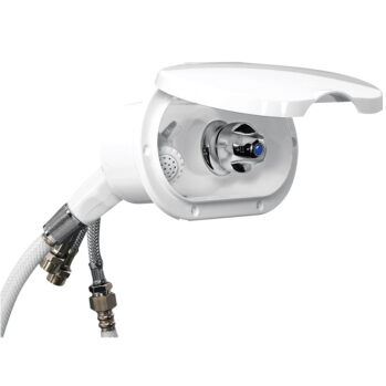 Registro con ducha y grifo de agua fría--- (con 3 mts manguera)