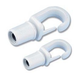 Mosquetón-Gancho Automático , para cabo elástico--(2 unidades)