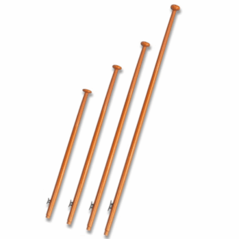 Asta Bandera en Teka----L : 60-80-100 ó 125 cm