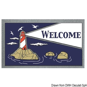 Alfombra marina "Lighthouse"    - 70 x 40 cm