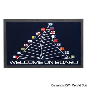 Alfombra marina  "Sail flags " - 80 x 50 cm