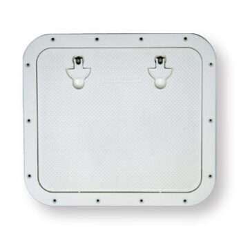 Tambucho de Aluminio-Magnesio-blanco - exterior: 51 x 46 cm