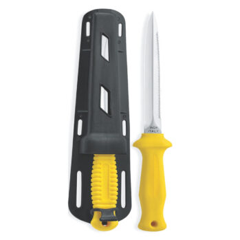 Cuchillo Mac-Inox c/+ sierra -– L: 23 cm- (Hoja: 11 cm)