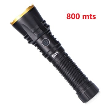 Linterna  DAVINCI LED-- 1.800Lumen--Alcance 800 mts–aluminio