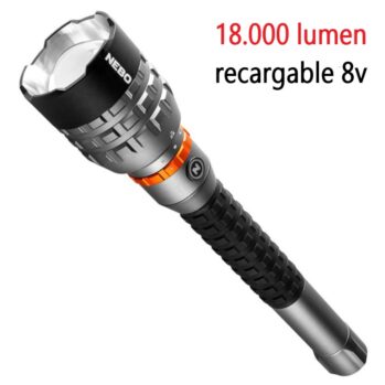 Linterna  DAVINCI LED-- 18.000Lumen 8v--recargable--aluminio