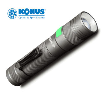 Linterna aluminio KONUS RC5--– -800Lumen–L: 13 cm–estanca