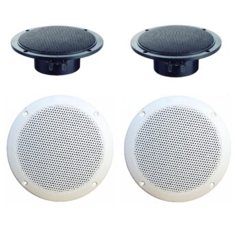 Altavoces ‘IMNASA’ .60w, Ø: 12 cm-(par)--blanco ó negro