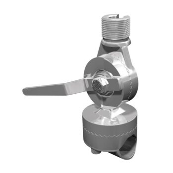 Soporte antena inox316 –de barandilla–Rótula de 22 a 25 mm