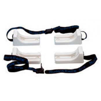 Soporte para balsa salvavidas con correas