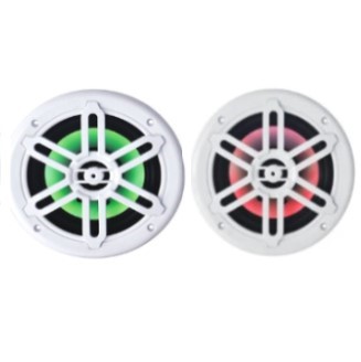 Altavoces ‘RGB MARINE’ 150w, Ø: 19 cm-(par)–LEDs multicolor