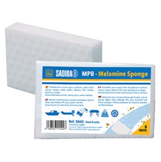 ESPONJA MELAMINA MP8-- Sadira – pack 8 unidades