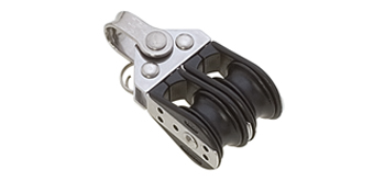 Polea doble para  cabo 10 mm