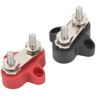 Terminal Bateria Doble M6 1/4-- Heavy Duty --(par)