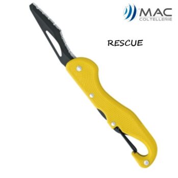 Navaja RESCUE/SAFETY--hoja sierra M-- inox- 23cm
