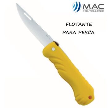 Navaja PESCA FLOTANTE--hoja doble filo-- inox- 21cm