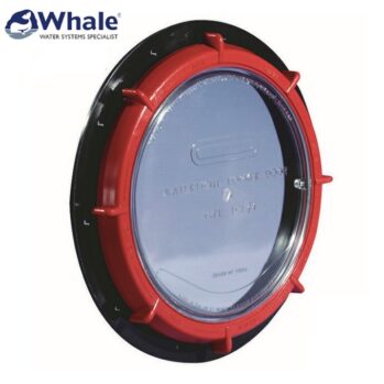 Tapa Registro Transparente WHALE--exterior Ø: 24cm