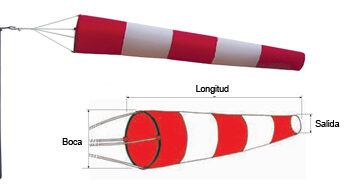 Manguerote de viento - Largo: 360 cm