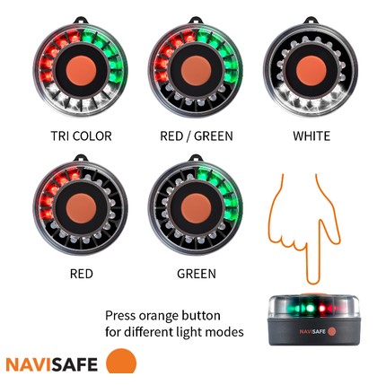 LUZ Navisafe Navilight LED-- TriColor 2NM--base ventosa - Imagen 2