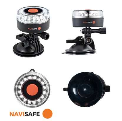 LUZ Navisafe Navilight LED--Blanca Todo Horizonte 2NM 360º--base ventosa - Imagen 3