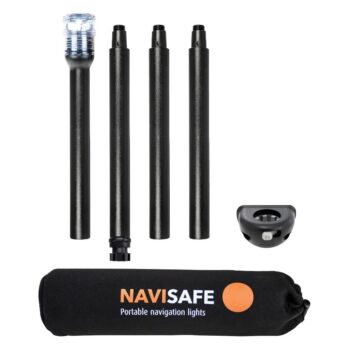 LUZ Navisafe Navilight LED--Blanca Todo horizonte 2NM 360º--KIT COMPLETO con soportes