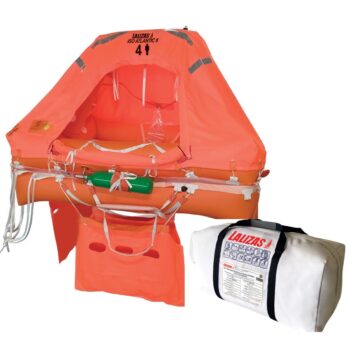 Balsa Salvavidas CE ISO 9650-- (en bolsa)  -de 4 a 10 personas.-