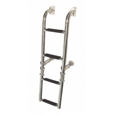 Escalera inox plegable en interior, 1+2 ó 2+2