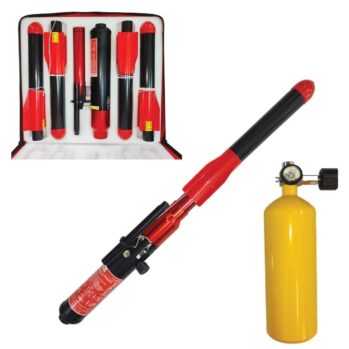 LANZACABOS Neumático 250 mts— SOLAS/MED/USCG--Equipado con 4 proyectiles