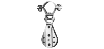 Polea para candelero articulada cabo 10 mm