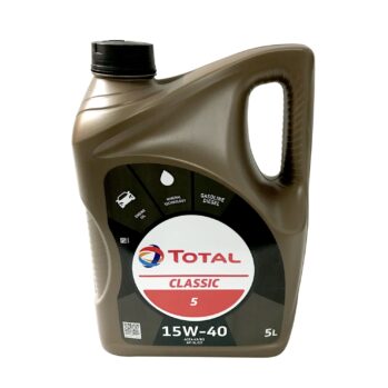 .Aceite Mineral TOTAL Classic 15W40.  5L