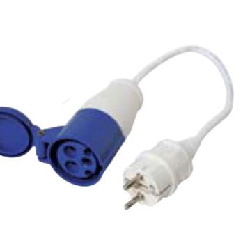 Juego con enchufe hembra 16A  conector Schuko  220v