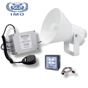 Bocina Homologada IMO- electrónica- 12/24v- 3A- >122dB