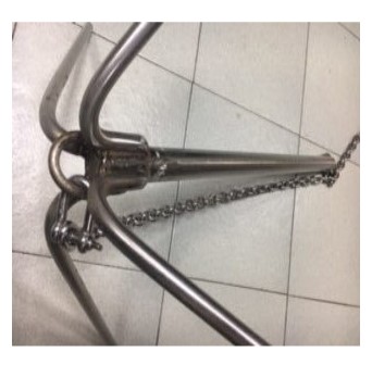 Ancla ARTESANA inox de roca-(tubo macizo)