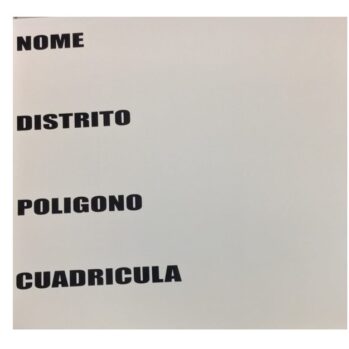 Matricula batea en aluminio lacado