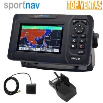 .Plotter Sonda .5″  SPORTNAV SPO25F –con transductor HDI 50/200 600w +cartografía--2025
