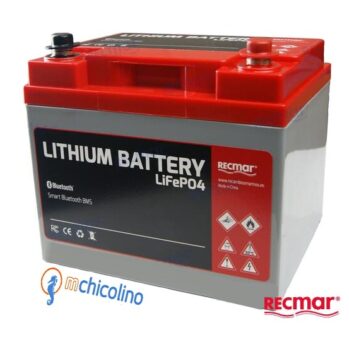 .Bateria Marina LITIO LiFePO4--12V--- .50 Amp--640Wh