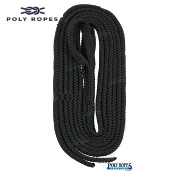 Cabo Defensa Plano--12mm-NEGRO -(pack de 2 x 1,70 mts)