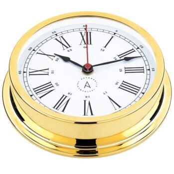 RELOJ de cuarzo náutico ---base: 175....altura: 40mm-(con baño de oro 24K)