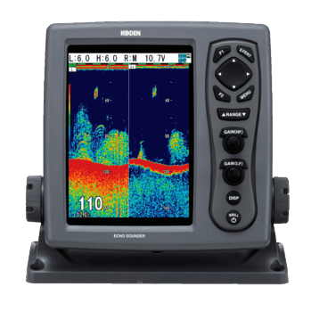 KODEN Sonda-GPS -8,4". CVS-128. c/transd.1000W bronce