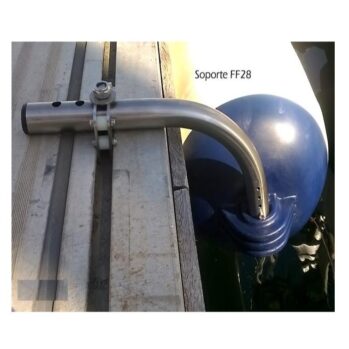 Soportes inox (tubo Ø:28) con Defensa de 1-1,20 ó 1,30 mts reforzada