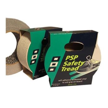 Cinta antideslizante.-adhesiva PVC permanente Safety Tread (25mm x 5mts)