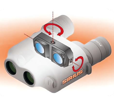 Prismático Giroestabilizados KODEN Sirius 12x21--IPX7 - Imagen 6