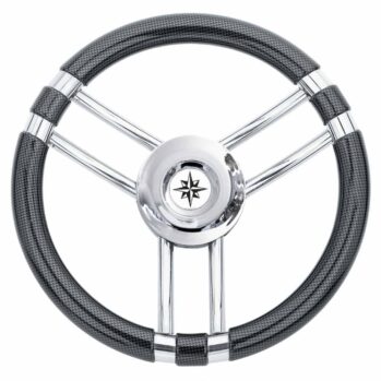 Volante Inox y Fibra de Carbono–SAVORETTI–Ø:35 cm