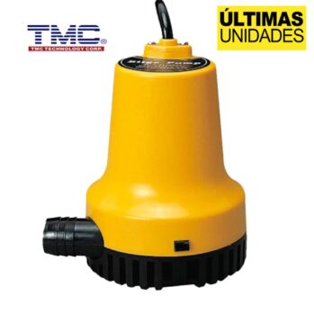 Bomba Achique Manual .TMC 1750GPH- 6600.lts/h--12v/24v --stock 23 unidades
