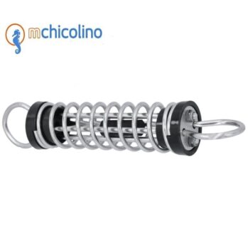 Amortiguador amarre inox316-silencioso--40cm--Ø:7 mm-- (eslora 10-11 mts)